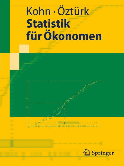 Title details for Statistik für Ökonomen by Wolfgang Kohn - Available